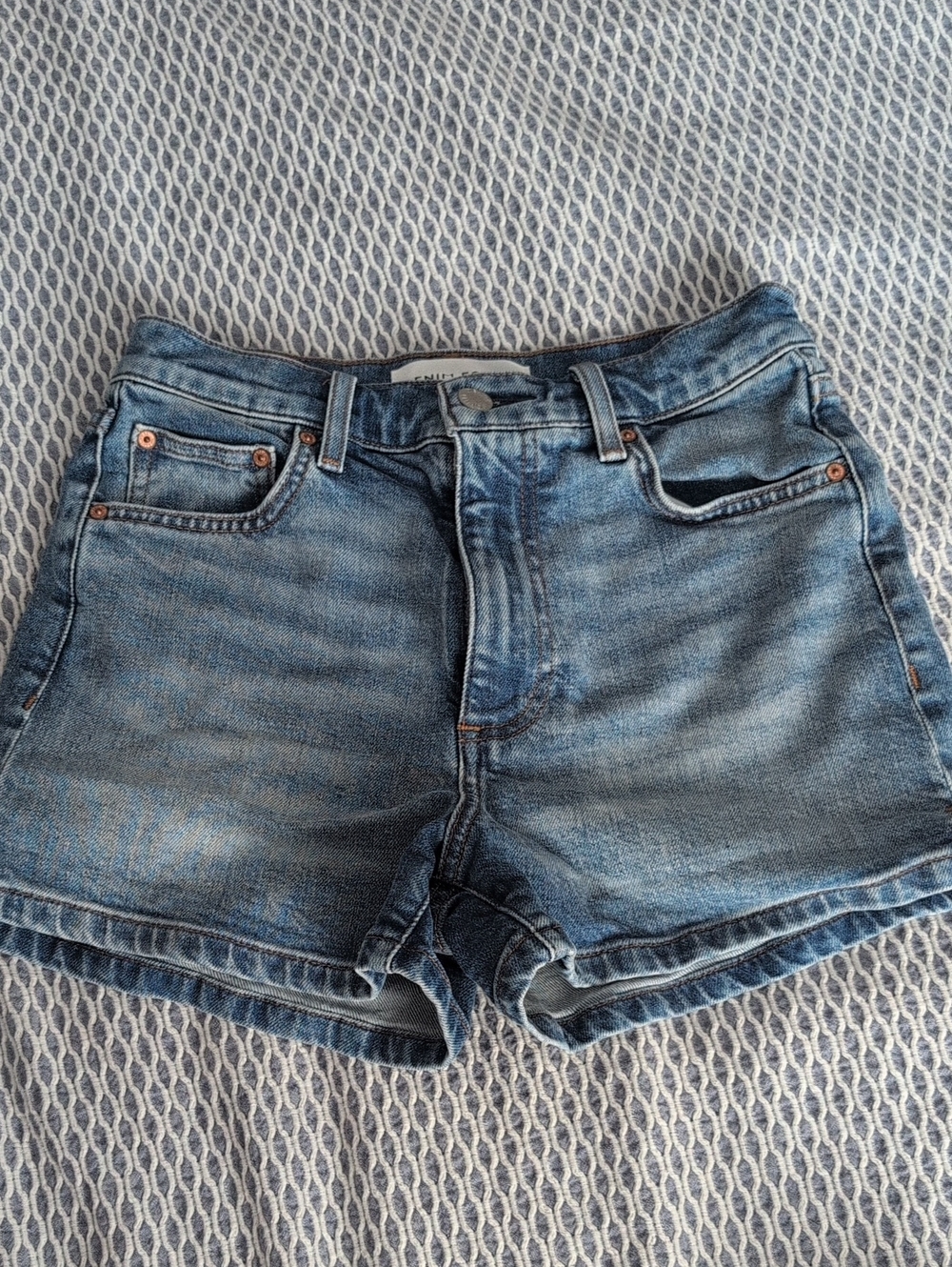 Denim Forum The Arlo High-Rise Micro Shorts